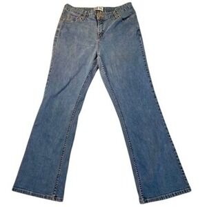 Signature Levi Strauss & Co. Women's Misses 14 Jeans Blue Denim Mid Rise Bootcut